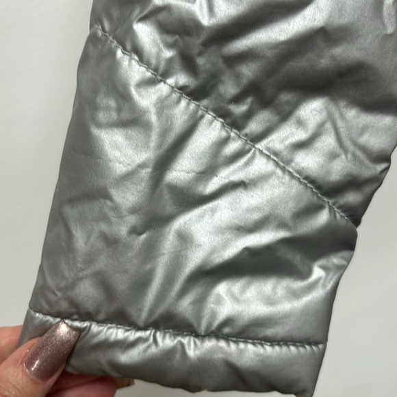 PUMA sport lifestyle padded silver jacket size XS - Picture 5 of 9